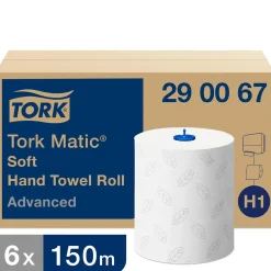 Pappershandduk Tork H1 Matic Adv 2-lg 210mm x 150m