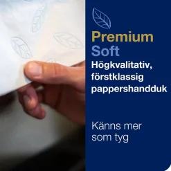 Pappershandduk Tork H2 Prem Soft 2-lg 210x260mm