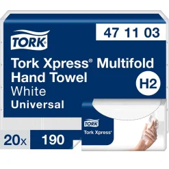 Pappershandduk Tork H2 Uni 2-lg 213x234mm