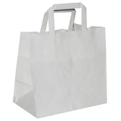 Papperskasse Platta Handtag Vit 320x210x270mm 22L