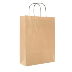 Papperskasse Tvinn Handtag Brun 320x120x410mm 30L