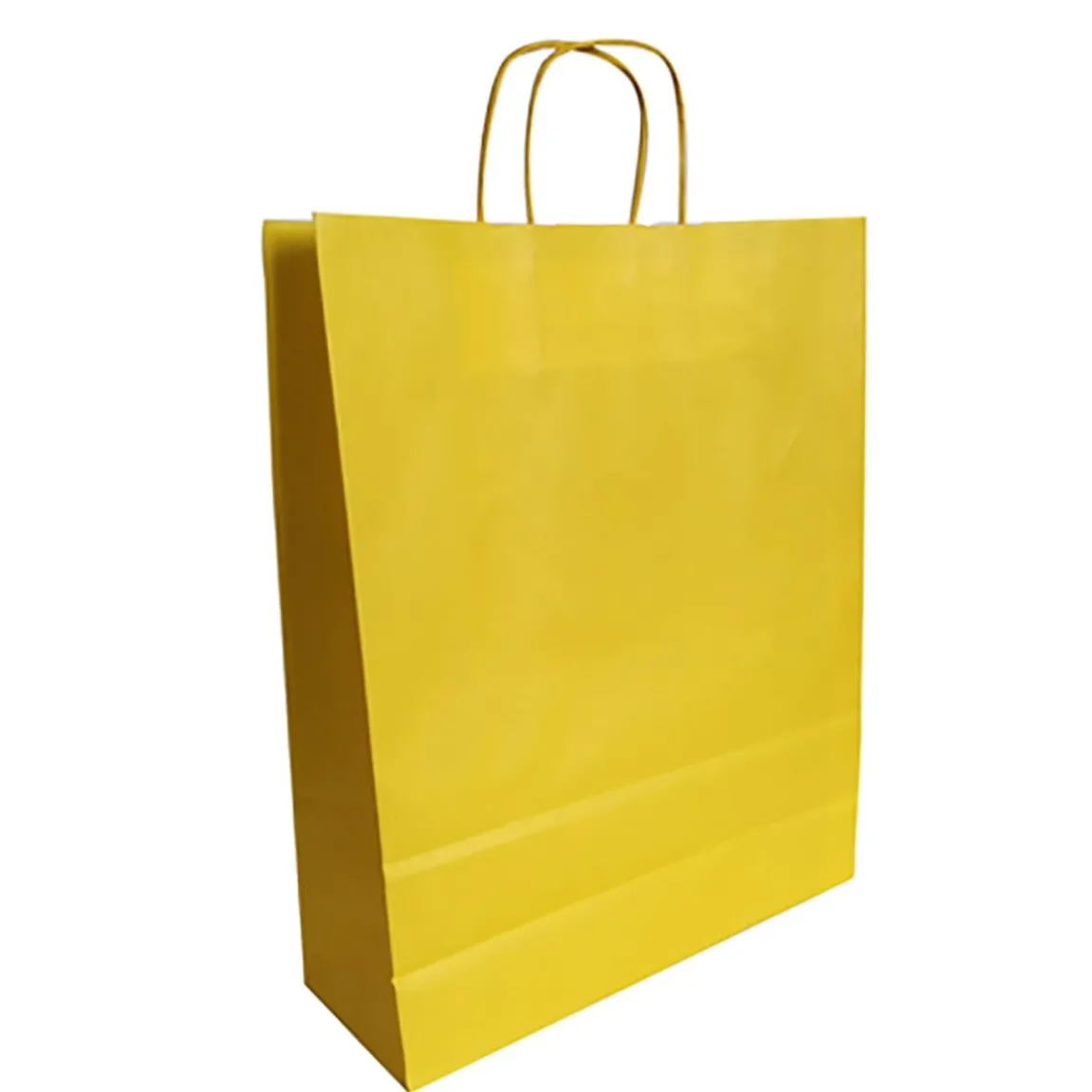 Papperskasse Tvinn Handtag Gul 320x120x410mm 30L