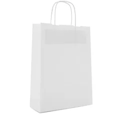 Papperskasse Tvinn Handtag Vit 180x80x220mm 3L