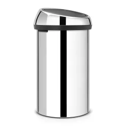 Papperskorg Brabantia Touch Bin Brilliant Stål 60L