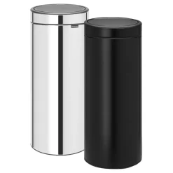 Papperskorg Brabantia Touch Bin brilliant stål 30L