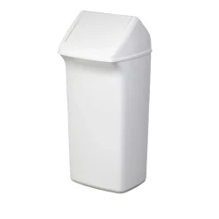 Papperskorg Durable Durabin Vipplock Vit 40L
