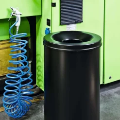 Papperskorg Durable Safe Svart 60L