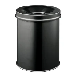 Papperskorg Durable Safe Svart 15L