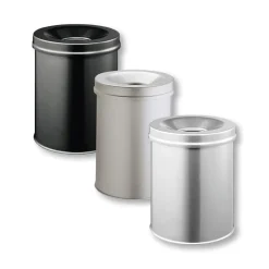 Papperskorg Durable Safe Svart 15L