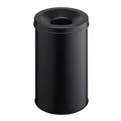 Papperskorg Durable Safe Svart 30L