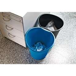 Papperskorg Leitz Basko svart 18 liter