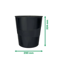 Papperskorg Leitz Recycle svart