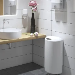 Papperskorg Tork B1 Golv/Vägg Vit 50L