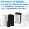 Papperskorg Tork B3 inkl lock golv/vägg vit 5l