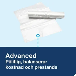 Papperskorg Tork B1 50L Rostfritt/Svart
