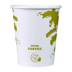 Pappersmugg Coffee Plastfri Vit 24cl