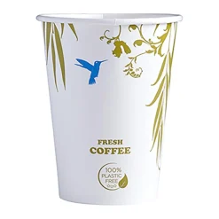 Pappersmugg Coffee Plastfri Vit 36cl