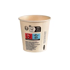 Pappersmugg Duni Sweet Cup Bagasse/PLA Natur 12cl