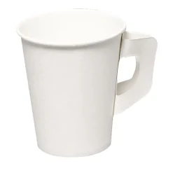 Pappersmugg Med Öra Vit 20cl
