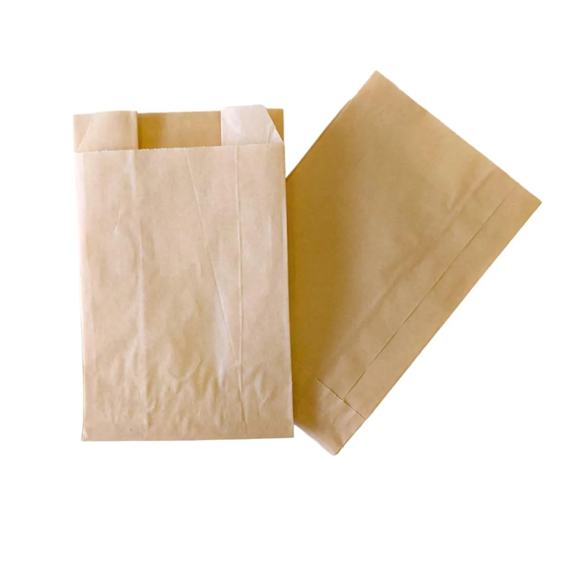 Papperspåse Fastfood Greaseproof Brun 100x50x150mm