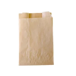 Papperspåse Fastfood Greaseproof Brun 100x50x150mm