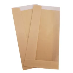 Papperspåse Med Fönster PE Brun 120x60x280mm