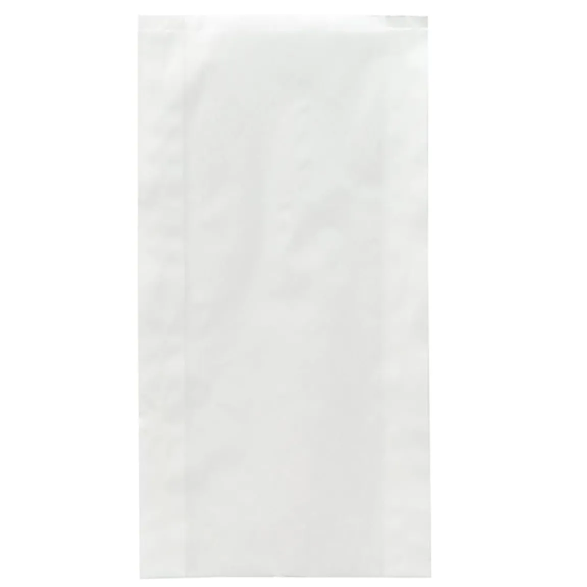 Papperspåse Plan Invik 1kg Vit 135/50x270mm