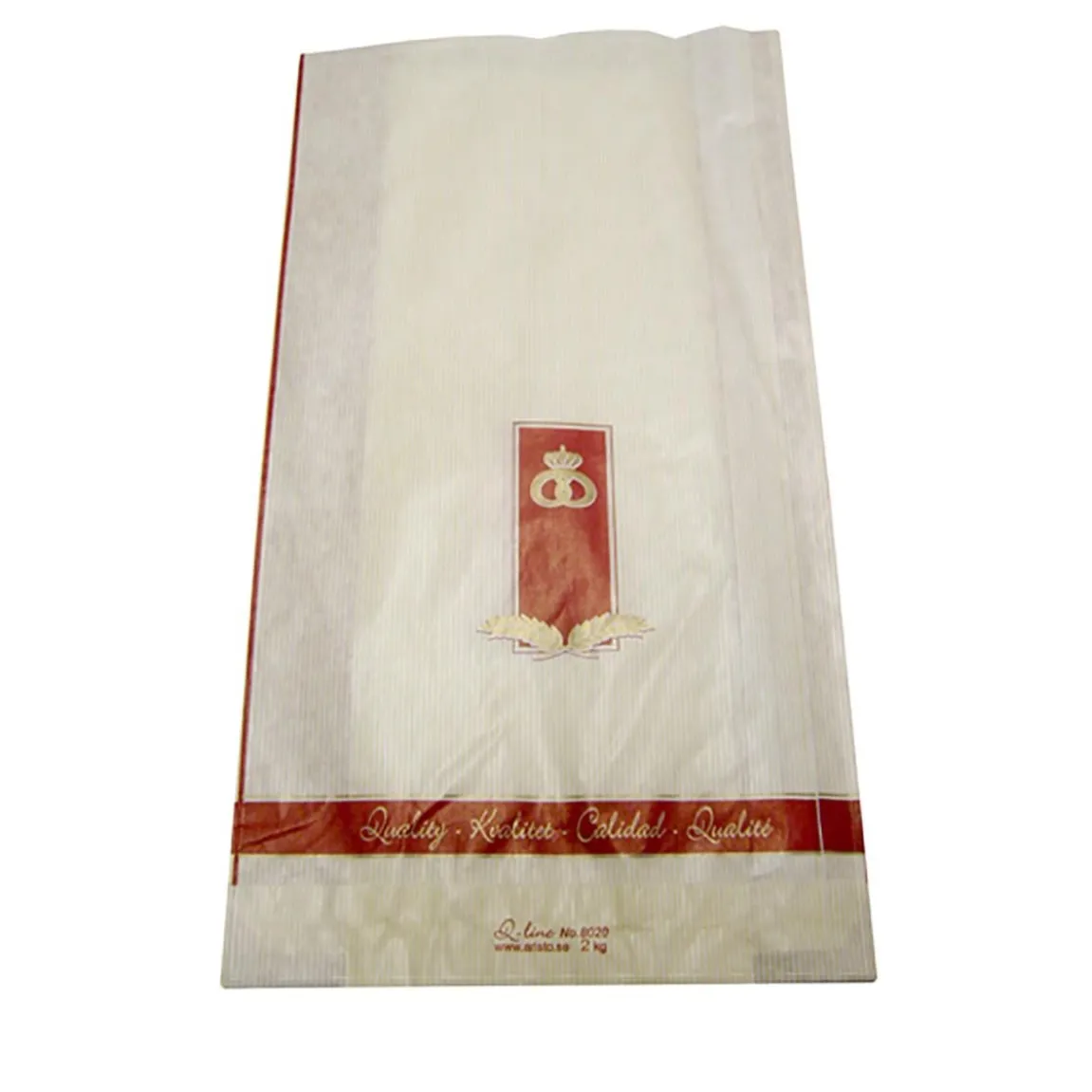 Papperspåse Plan 2kg Q-Line 190/70x350mm
