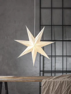 Pappersstjärna Star Trading Holly Vit 60cm