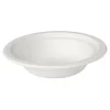 Papperstallrik Duni Djup Bagasse Vit Ø18cm