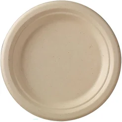 Papperstallrik Duni Flat Bagasse Brun Ø17cm