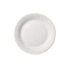 Papperstallrik Duni Flat Obelagd Träfiber Vit Ø15cm