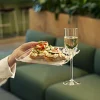 Partytallrik Duni Med Hållare För Glas Flergångs PS Klar 20x20cm