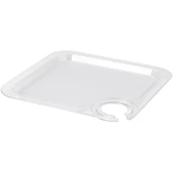 Partytallrik Duni Med Hållare För Glas Flergångs PS Klar 20x20cm