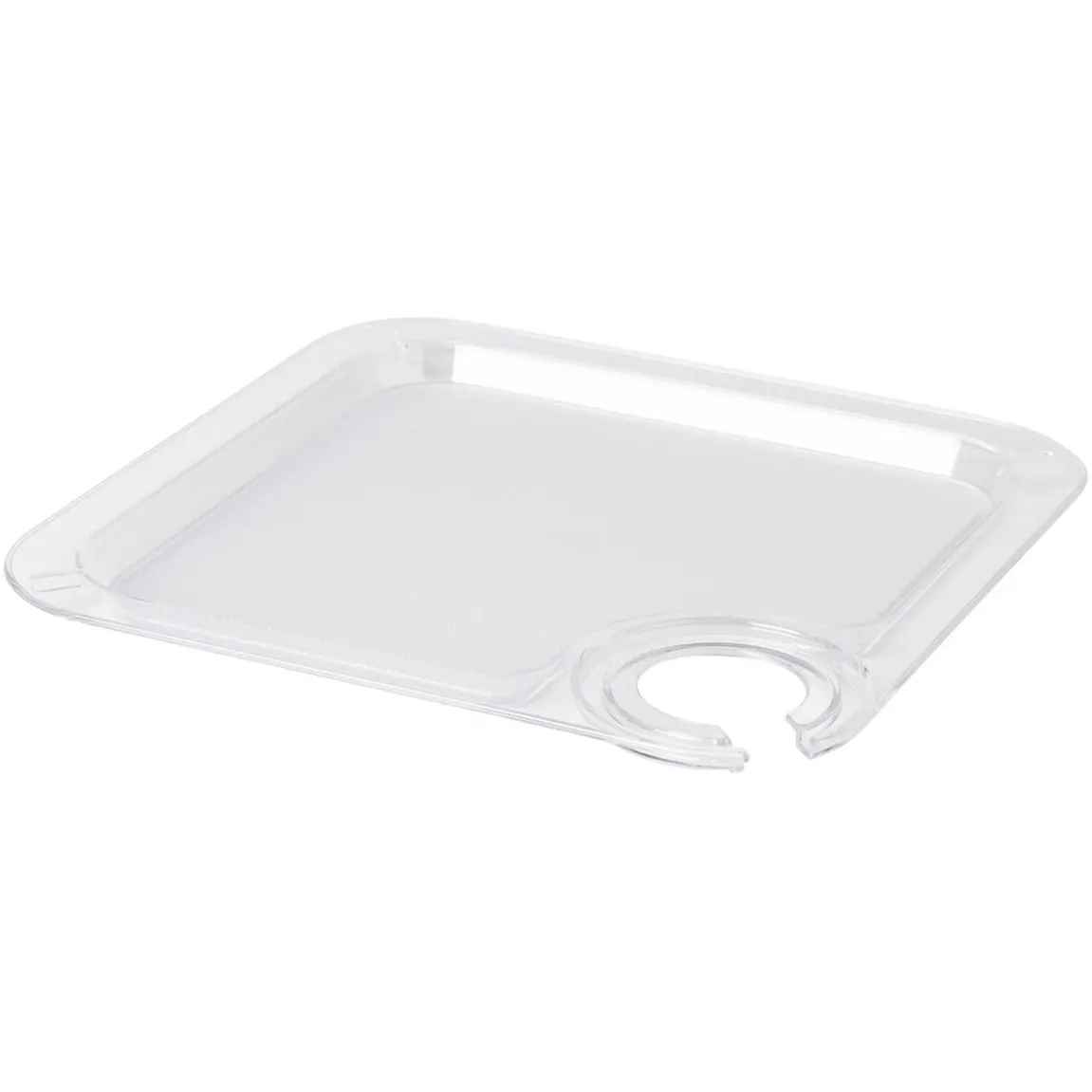 Partytallrik Duni Med Hållare För Glas Flergångs PS Klar 20x20cm