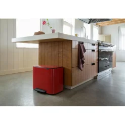 Pedalhink Brabantia Bo Touch Bin passions röd 3x11L