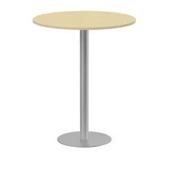 Pelarbord Lanab Björk/Silver Ø900 H1100mm