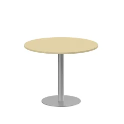 Pelarbord Lanab Björk/Silver Ø900 H720mm