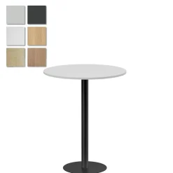 Pelarbord Lanab Björk/Svart Ø900 H1100mm