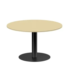 Pelarbord Lanab Björk/Svart Ø1200 H720mm
