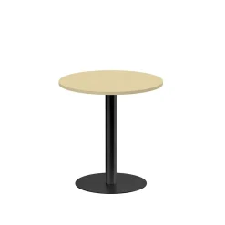 Pelarbord Lanab Björk/Svart Ø700 H720mm