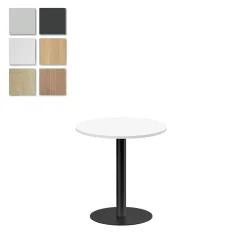 Pelarbord Lanab Björk/Svart Ø700 H720mm