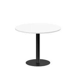 Pelarbord Lanab Vit/Svart Ø900 H720mm