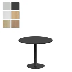 Pelarbord Lanab Vit/Svart Ø900 H720mm