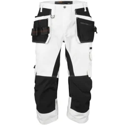 Piratbyxa Worksafe 5705365 Vit/Svart C44