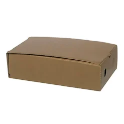 Pizzakartong Calzone Well Otryckt Brun 270x165x70mm