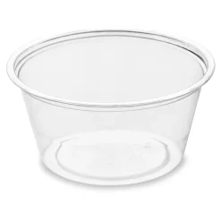Plastbägare Rund Duni RPET Klar Ø64x30mm 60ml