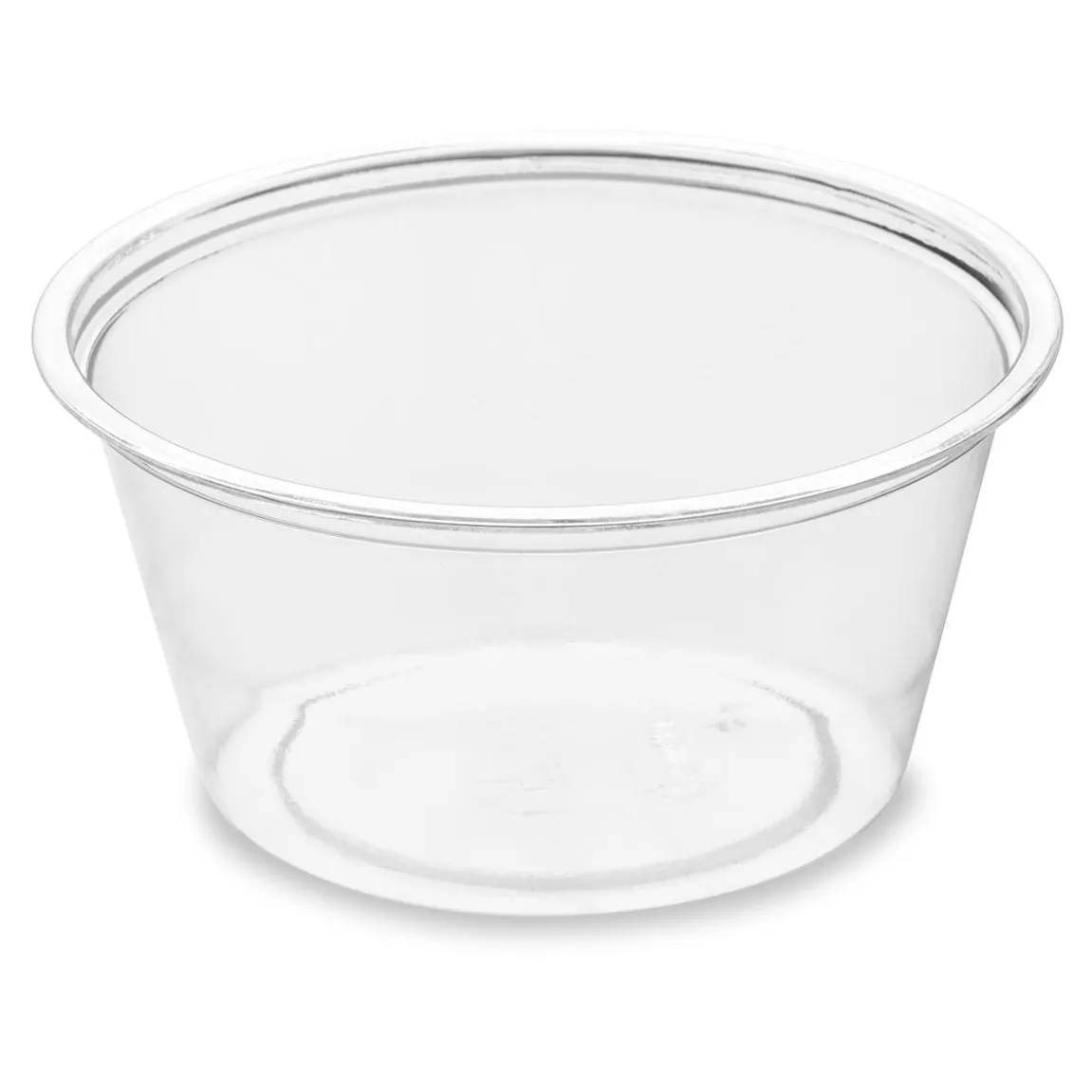 Plastbägare Rund Duni RPET Klar Ø64x30mm 60ml
