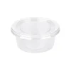 Plastbägare Rund Med Lock PP/PET Klar Ø97x45mm 200ml