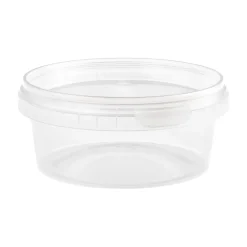 Plastbägare Rund Med Tätt Lock Ø115mm 300ml